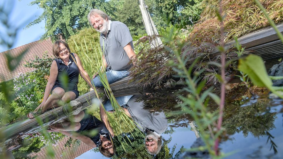 Das Wasser liegt Margret und Reiner Simontowitz aus Ostrhauderfehn besonders am Herzen. Fotos: Ortgies