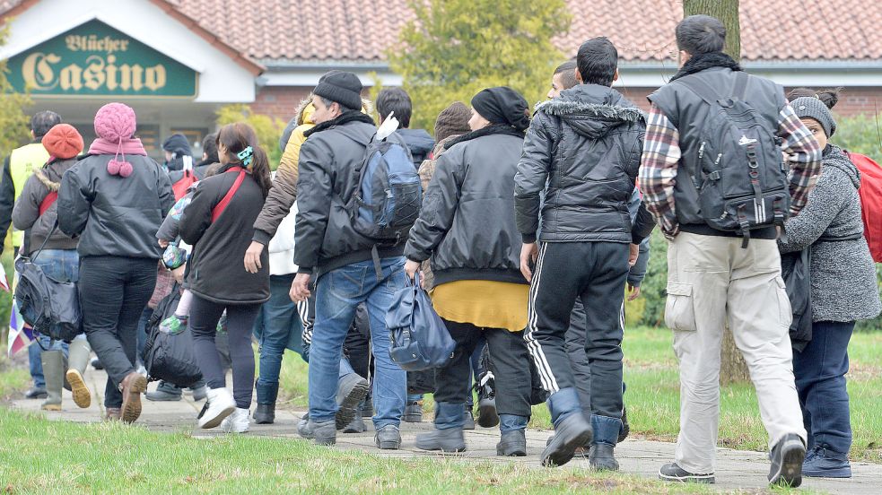 Schon 2015 waren in der Auricher Kaserne Flüchtlinge untergekommen. Foto: Archiv/Ortgies