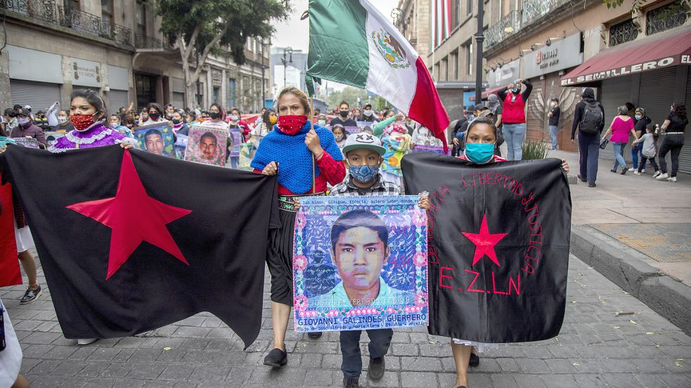 Vor acht Jahren verschwanden 43 Studenten in Mexiko. Foto: dpa/Jair Cabrera Torres (Archivbild)