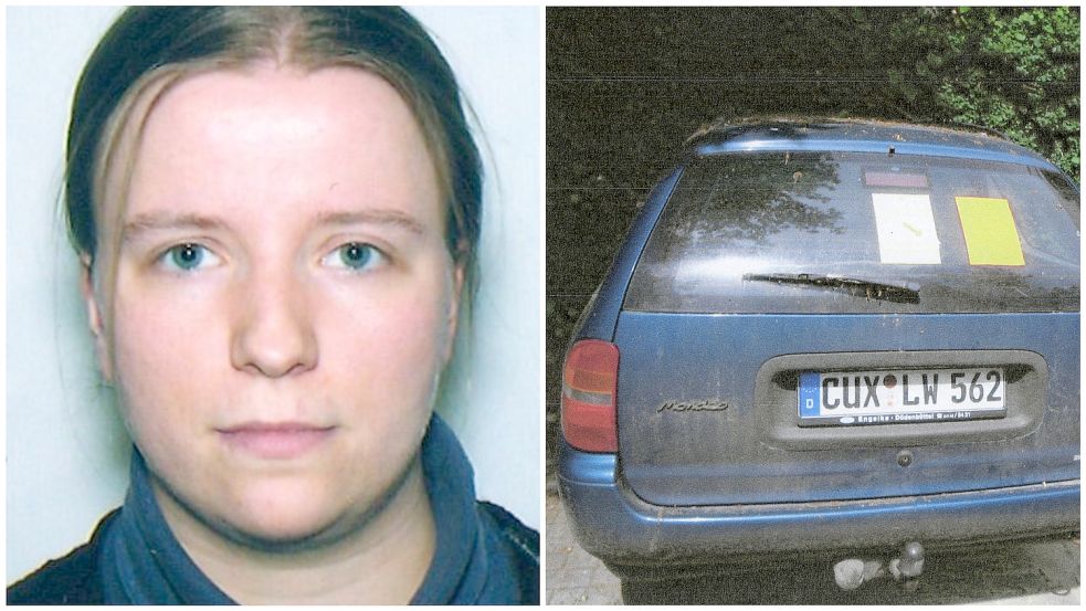Die Polizei sucht die seit 13 Jahren vermisste Nancy Köhn aus dem Raum Cuxhaven. Ihr Fahrzeug wurde in Hamburg gefunden. Foto: Polizei Cuxhaven