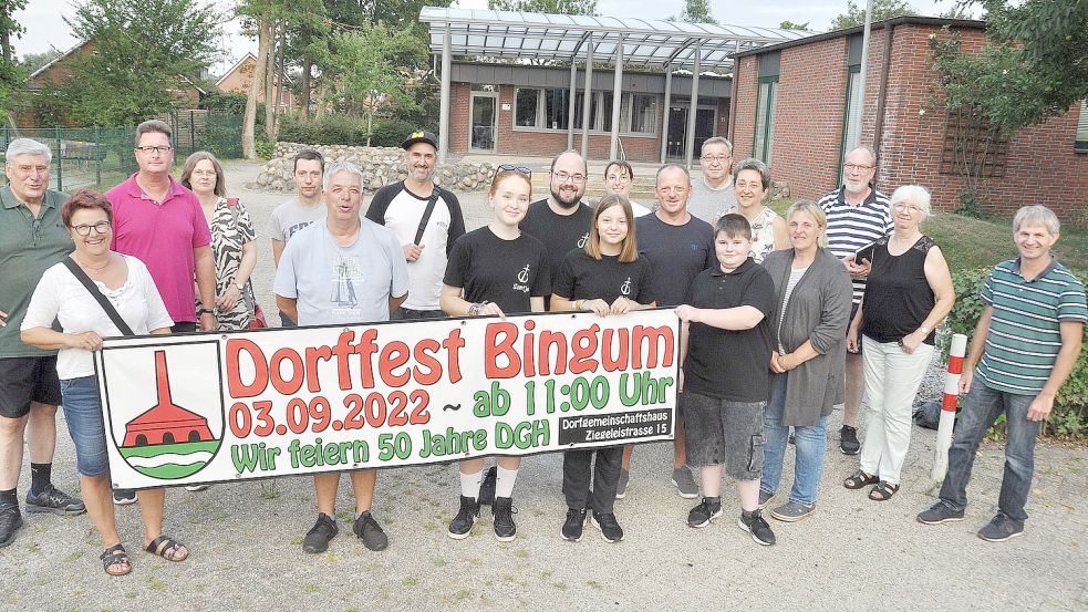 Die Organisatoren freuen sich bereits auf das Dorffest am kommenden Sonnabend. Foto: Wolters