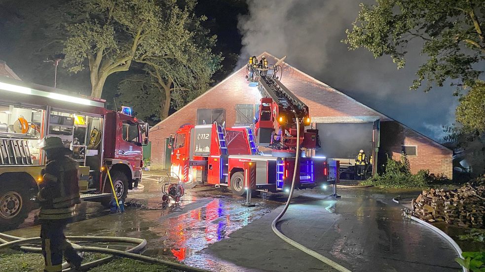 Die Feuerwehr musste in der Nacht ausrücken. Foto: Hagewiesche