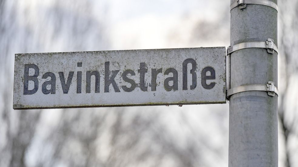In Leer gibt es die Bavinkstraße. Sie ist nach einem Sohn der Stadt benannt, der jedoch wegen seiner Nähe zu den Nationalsozialisten in der Kritik steht. Foto: Ortgies/Archiv