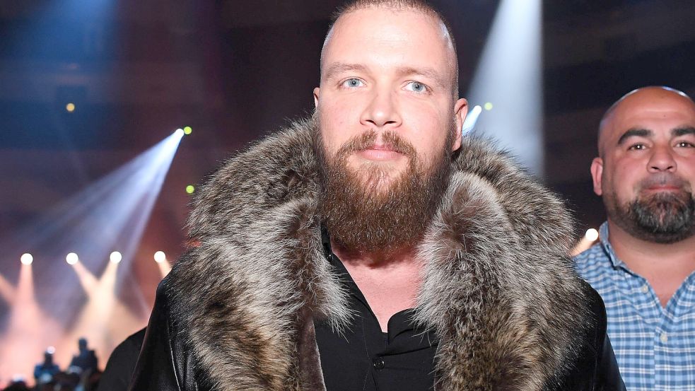 Kollegah bei einem Box-Event in der Westfalenhalle in Dortmund, 2022. Foto: Imago Images / Revierfoto