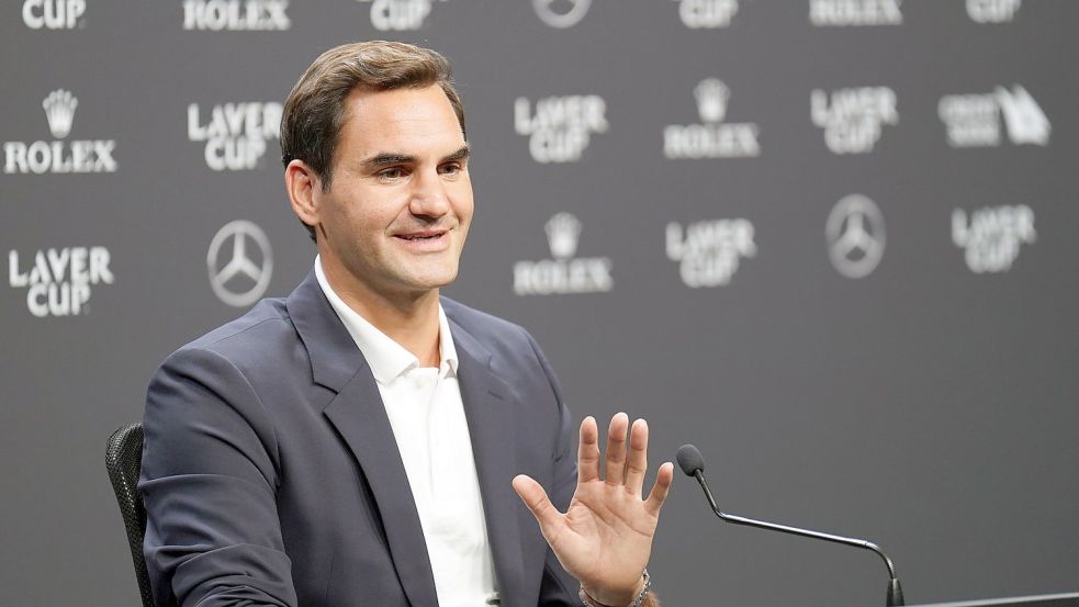 Glaubt, dass es auch in Zukunft große Tennisspieler geben wird: Altstar Roger Federer. Foto: James Manning/PA Wire/dpa