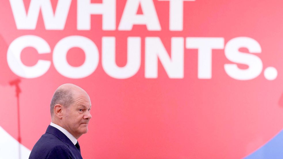 Bundeskanzler Olaf Scholz reist am Samstag nach Saudi-Arabien. Foto: Ludovic Marin / AFP