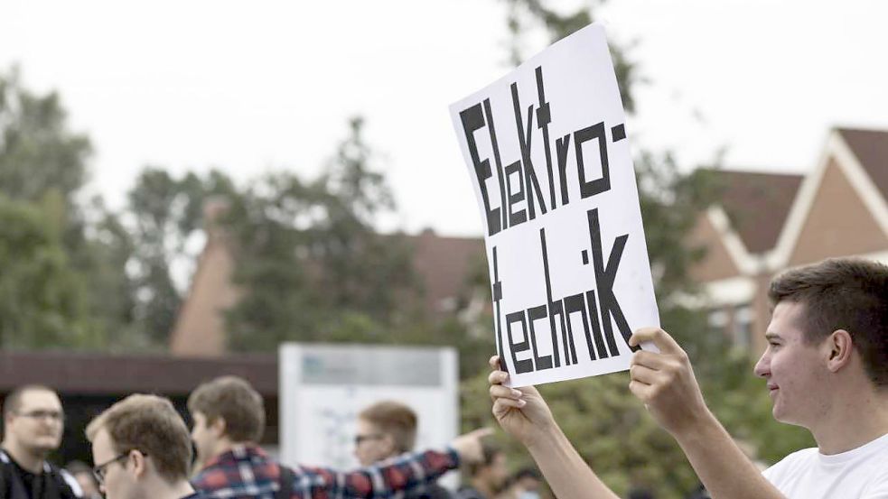 Die Hochschule hat eine Begrüßungsveranstaltung für die Erstsemester organisiert. Foto: Hochschule Emden/Leer