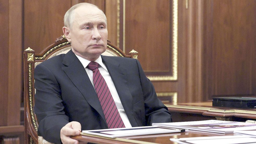 Russlands Präsident Wladimir Putin hat bereits mit dem Einsatz von Atomwaffen gedroht. Foto: Sputnik Kremlin/AP/DPA