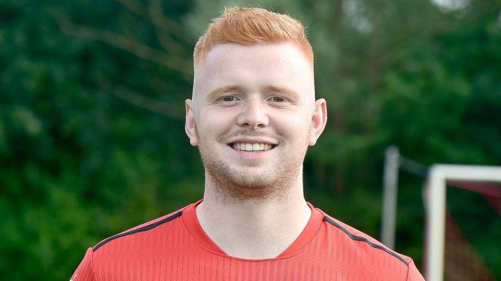 Daniel Diekmann brachte Holtland nach 15 Spielminuten mit 1:0 in Führung. Foto: Damm