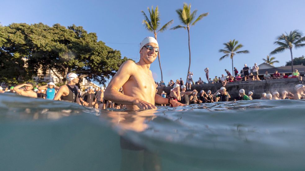 In diesem Jahr starteten beim Ironman auf Hawaii an zwei Tagen insgesamt 5000 Teilnehmer. Mit der Teilnahme ging für die meisten ein sportlicher Lebenstraum in Erfüllung. Foto: Imago