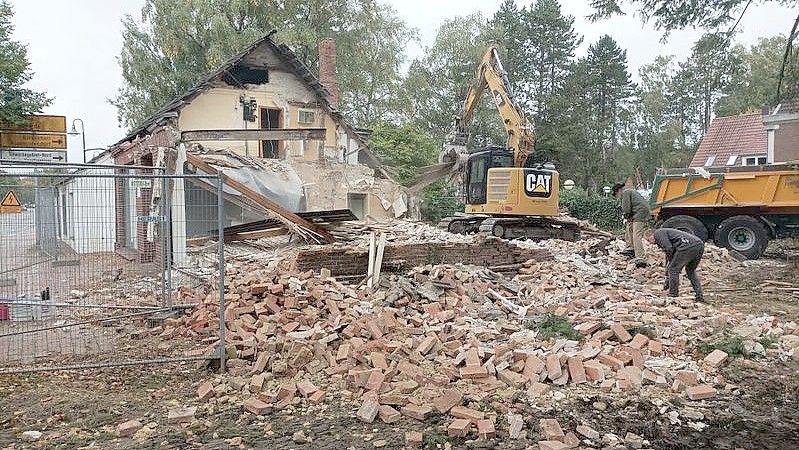 Nur noch Schutt und Steine: Das Haus aus dem 18. Jahrhundert ist verschwunden. Foto: Privat
