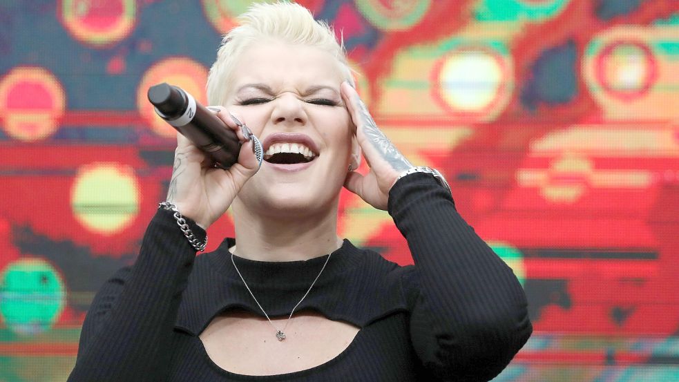 Melanie Müller steht nach einem Konzert in der Kritik. Foto: imago images/Karina Hessland