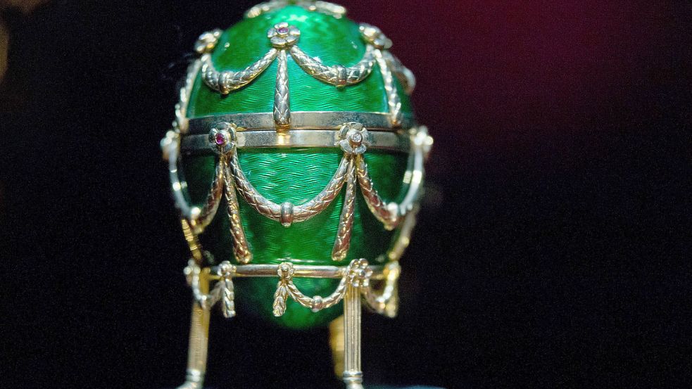 Ein Faberge-Ei wie dieses wurde in einer Oligarchen-Villa am Tegernsee gefunden. Foto: dpa/Daniel Karmann