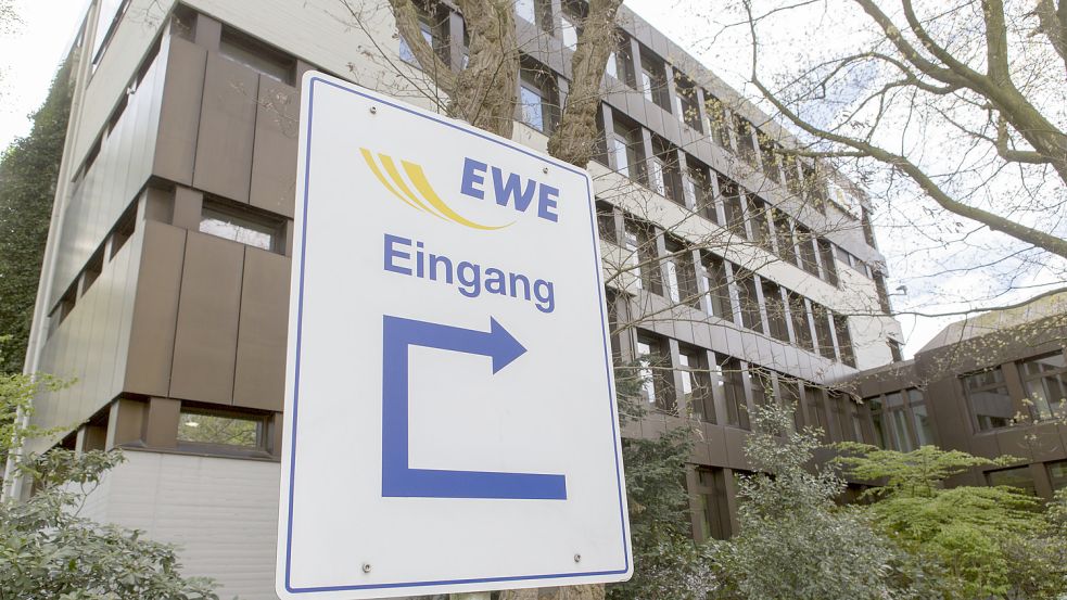 Hier ist der Hauptsitz des Energieversorgers EWE in Oldenburg zu sehen. Insgesamt betreibt er 36 Servicepunkte im Nordwesten. DPA-Archivfoto: Jörg Sarbach