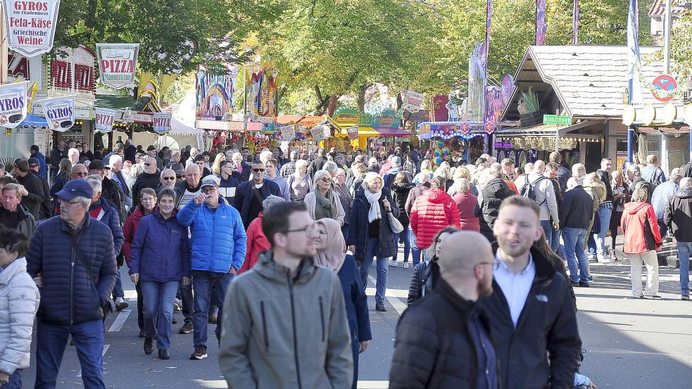 Der Gallimarkt zog auch in diesem Jahr hunderttausende Menschen nach Leer. Foto: Wolters