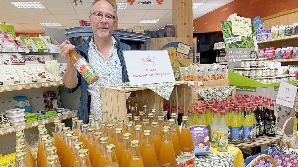 Thomas Baier versucht durch gezielte Angebote, die Baustellensituation zu entschärfen. Fotos: Boschbach