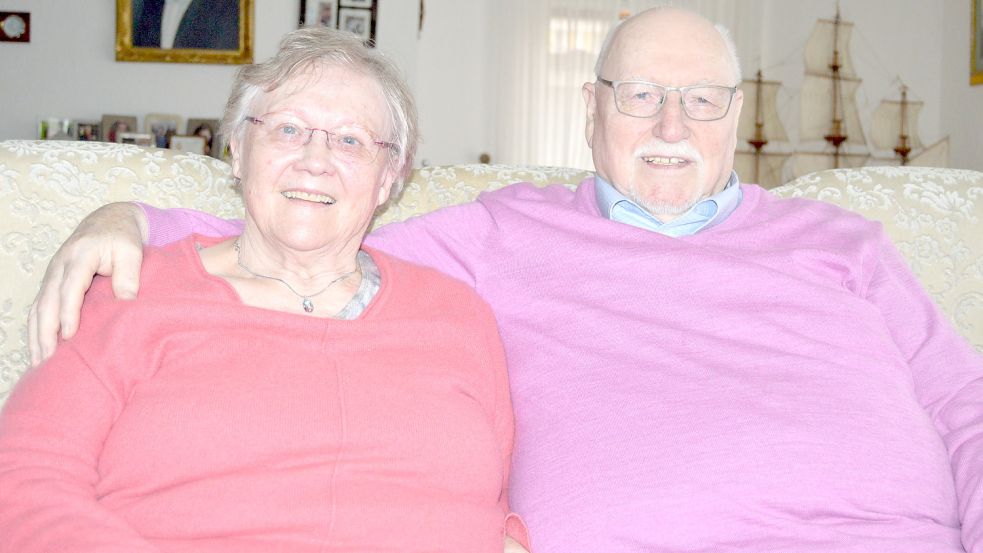 Seit sechs Jahrzehnten glücklich verheiratet: Mathilde und Lothar Becker. Foto: Weers