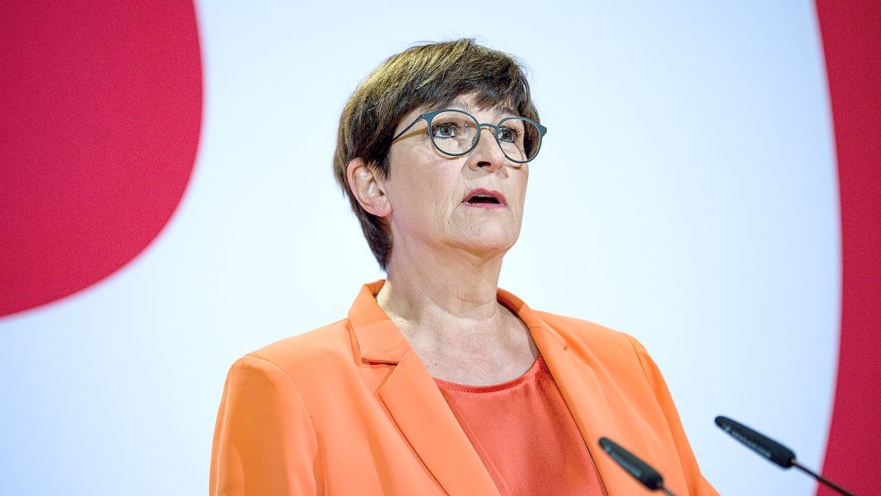 SPD-Parteichefin Saskia Esken hat CDU-Chef Friedrich Merz vorgeworfen, Hass auf Geflüchtete zu verbreiten. Foto: Fabian Sommer