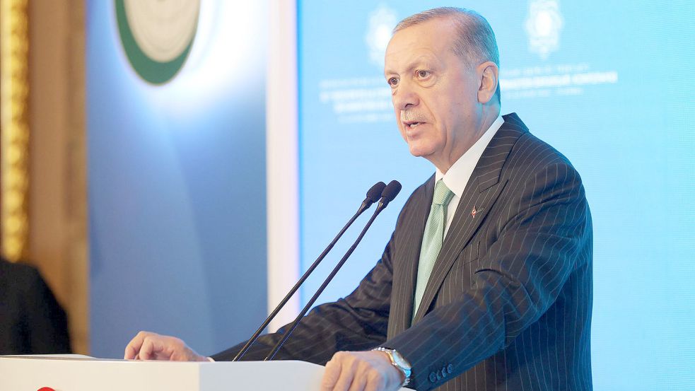 Was plant der türkische Präsident Recep Tayyip Erdogan und wie weit wird er gehen, um die Wahlen im Juni zu gewinnen? Foto: IMAGO/Turkish presidency Office\ apaimages