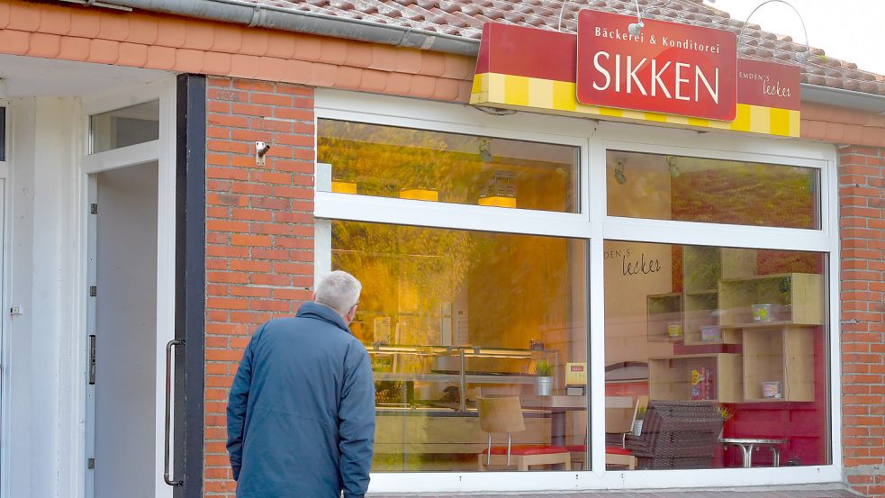 Die Sikken-Filiale im Emder Vorort Wybelsum wird voraussichtlich Mitte Dezember geschlossen. Foto: Ortgies