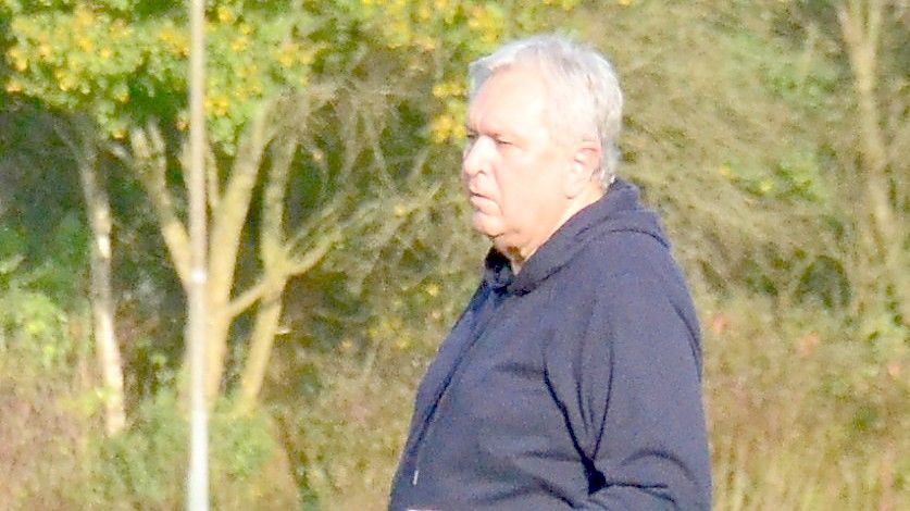 Jürgen Schlebrowski als Trainer beim VfL Ockenhausen. Foto: Lehmann