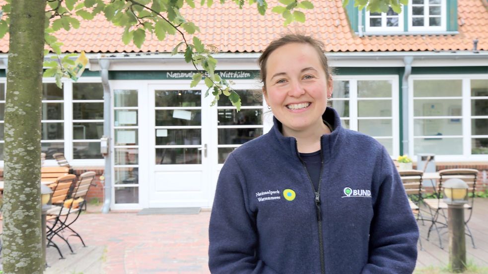 Sophie Lehmann vom Nationalparkhaus der Insel hat Spiekeroogs Weg zur Sterneninsel begleitet. Foto: Böning