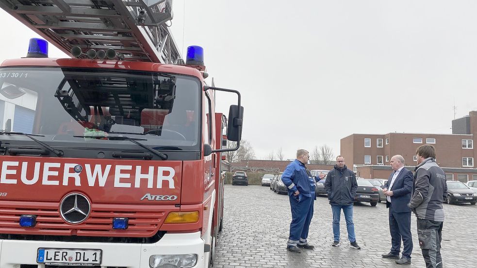 Anfang dieses Jahres wurde die Drehleiter einer Prüfung unterzogen. Jetzt gibt es eine neue. Foto: Archiv