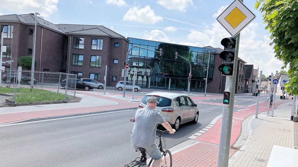 Gerade bei Radfahrern sorgt die Bummert-Kreuzung immer wieder für Verwirrung. Foto: Kierstein/Archiv