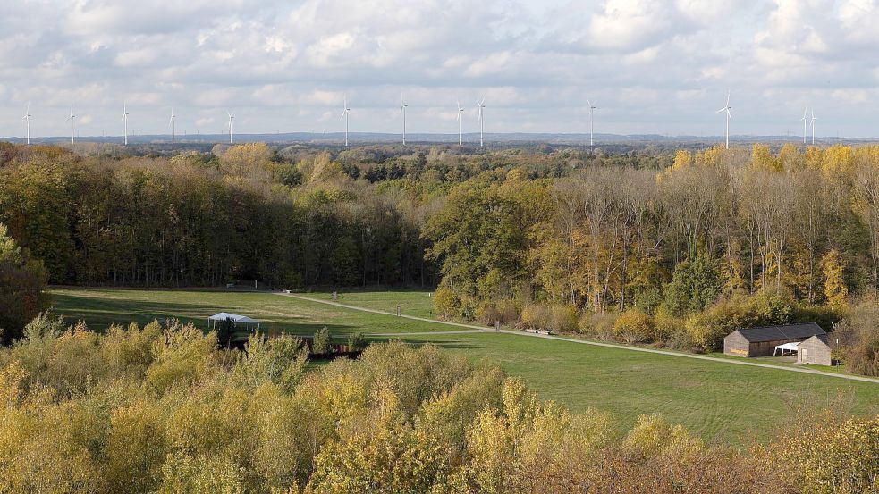 Blick auf das Grabungsgelände des Museums „Varusschlacht im Osnabrücker Land - Museum und Park Kalkriese“. Eine neue wissenschaftliche Methode scheint Kalkriese als Ort der Varusschlacht zu bestätigen. Foto: Friso Gentsch/dpa