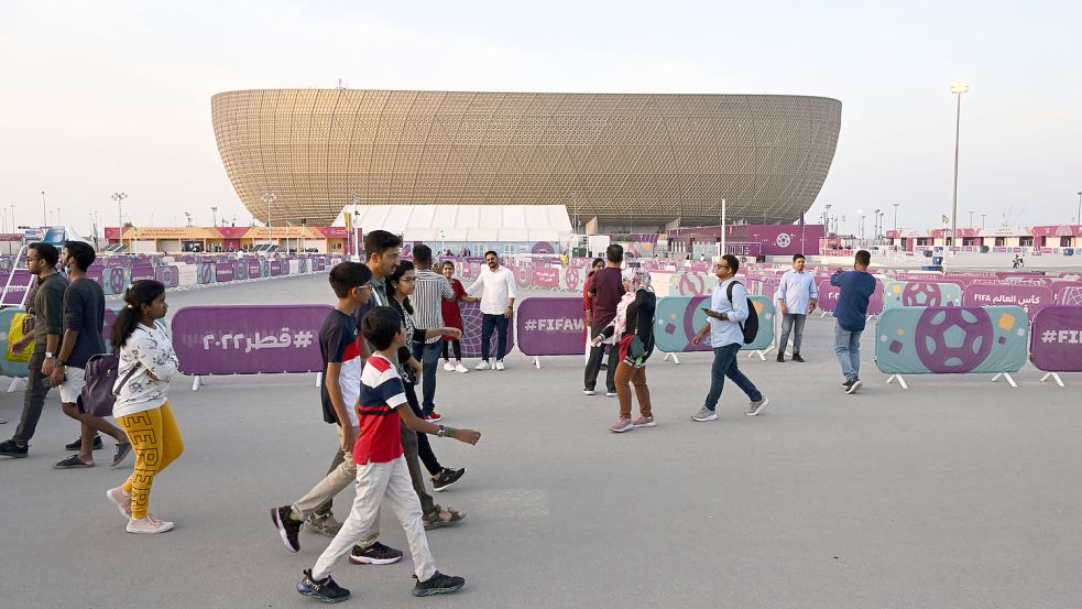 Die WM in Katar bleibt auch kurz vor dem Start umstritten. Foto: imago/NurPhoto
