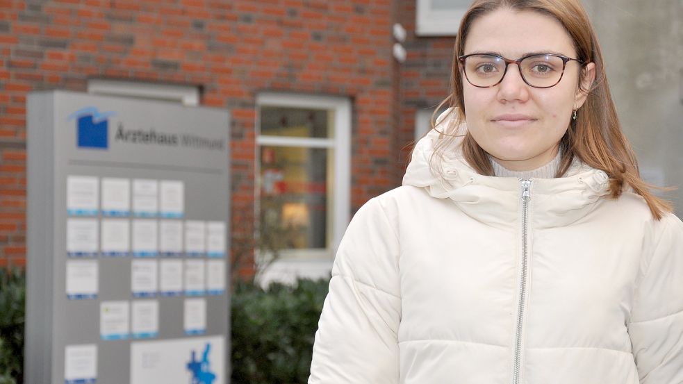 Seit fast zwei Jahren arbeitet Tetiana Shestakova im Wittmunder Ärztehaus am Krankenhaus. Foto: Ullrich