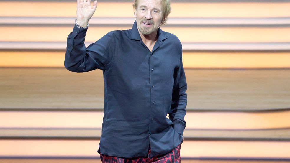 Thomas Gottschalk moderierte am vergangenen Samstag die Kult-Show „Wetten, dass...?“. Foto: dpa/Philipp von Ditfurth