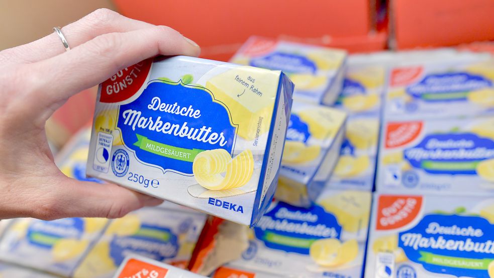 Auch die Edeka-Butter von „Gut und Günstig“ ist für „Öko-Test“ zu stark mit Mineralöl belastet. Foto: Ortgies