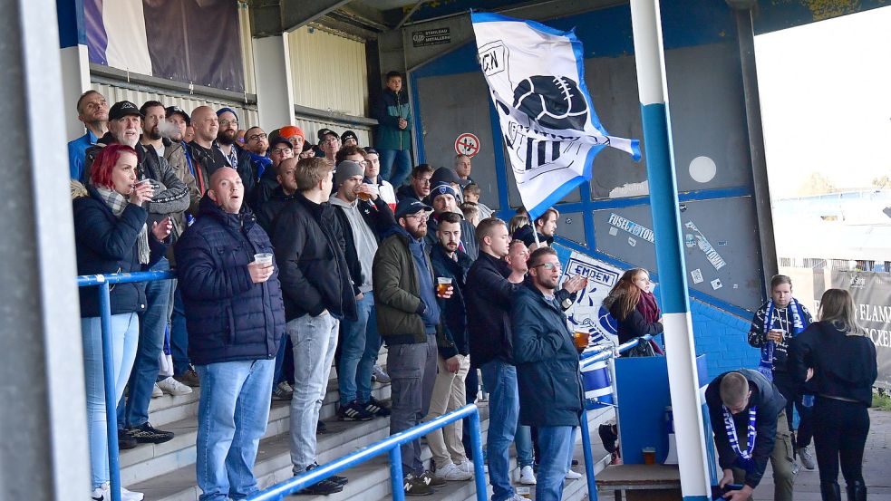 Bisher kamen im Schnitt 641 Zuschauer ins Ostfrieslandstadion. Archivfoto: Wagenaar