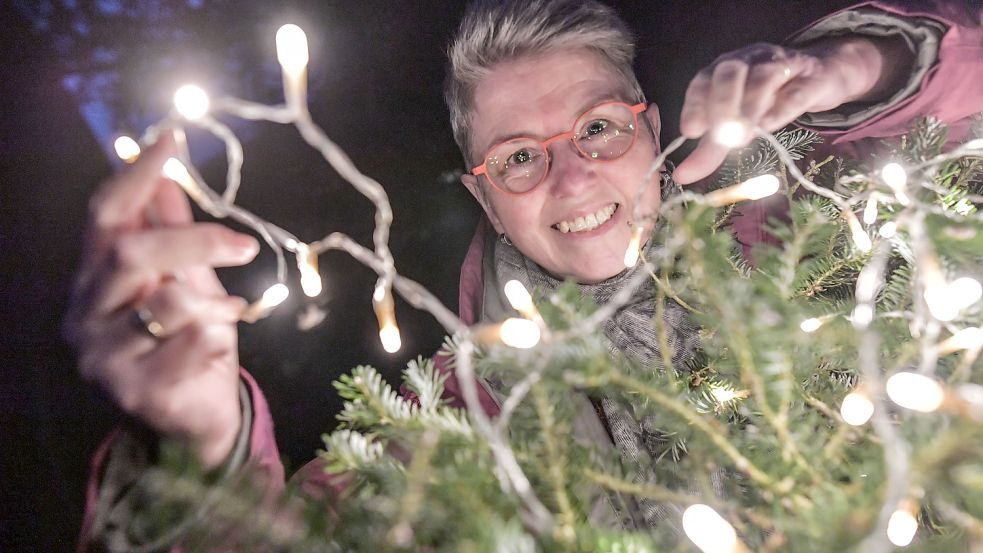 Lichterketten mit LED sind die erste Wahl. Sie leuchten hell und halten lange durch. Foto: Ortgies