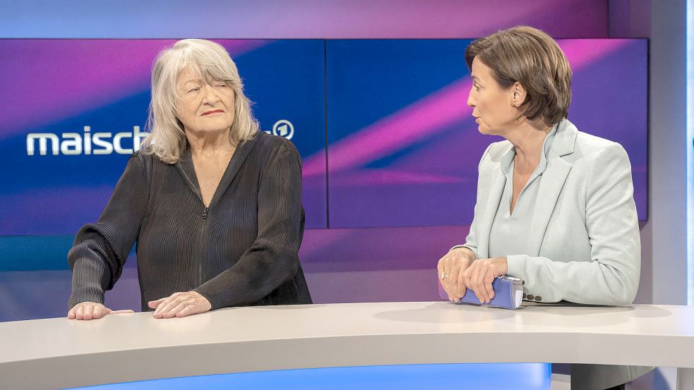 Alice Schwarzer (l.) und Sandra Maischberger: eigentlich Duz-Freundinnen. Foto: imago images/Klaus W. Schmidt