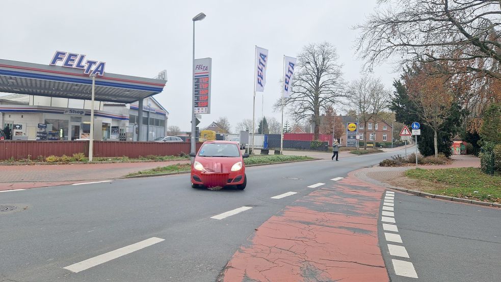 Die Ampel an der Mühlenstraße soll im Frühjahr kommenden Jahres aufgestellt werden. Foto: Gettkowski