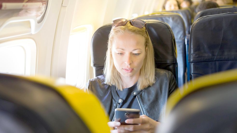Die EU-Kommission hat einen rechtlichen Rahemn für den 5G-Betrieb an Bord von Flugzeugen geschaffen. Foto: imago images / Panthermedia