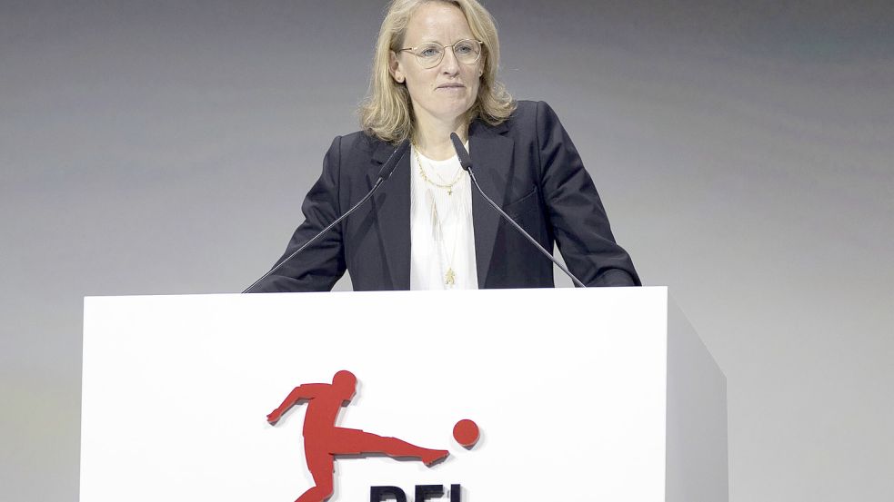 Verlässt die DFL: Geschäftsführerin Donata Hopfen. Foto: IMAGO/Kirchner/Marco Steinbrenner