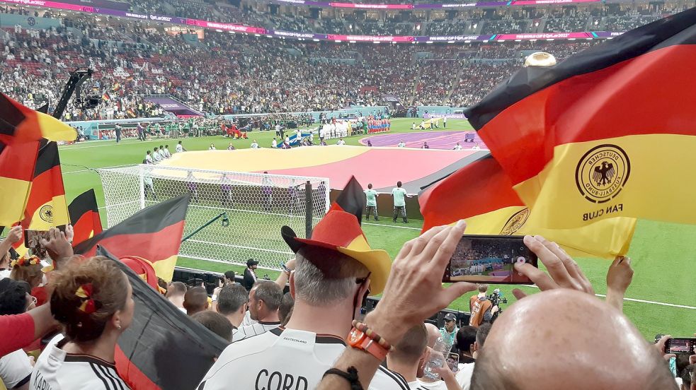 Im Fanblock sah Thomas Ciesielski auch alle drei deutschen Vorrundenspiele. Foto: Privat