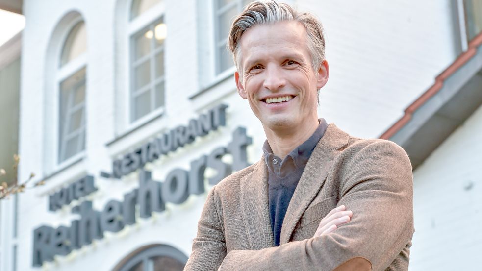 Enno Garen leitet das Hotel-Restaurant Reiherhorst in Halte. Foto: Ortgies