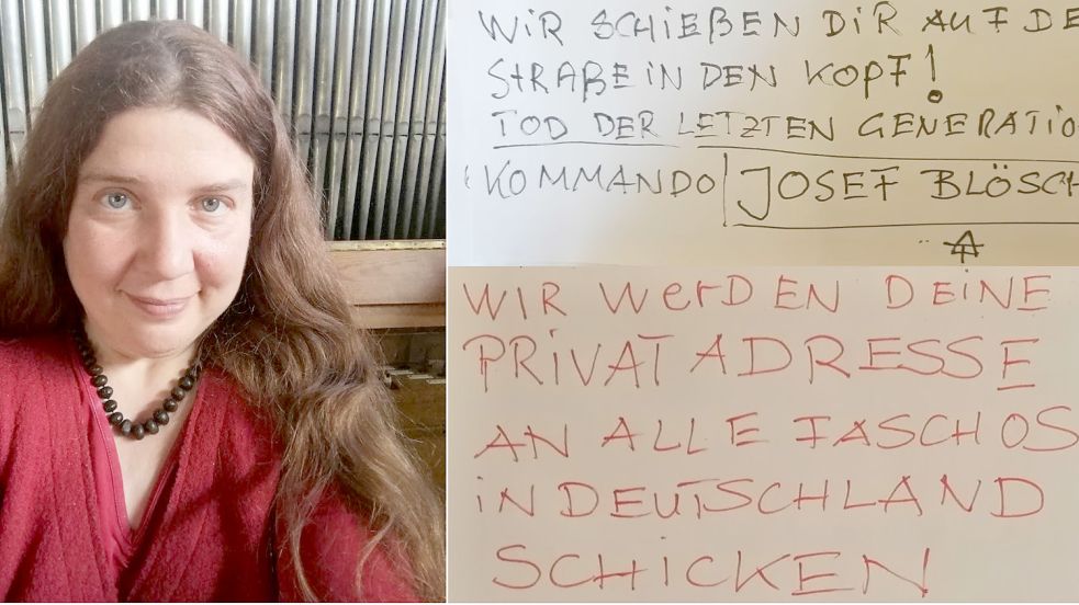 Klimaaktivistin Sonja Manderbach erhält regelmäßig Morddrohungen. Foto: Sonja Manderbach