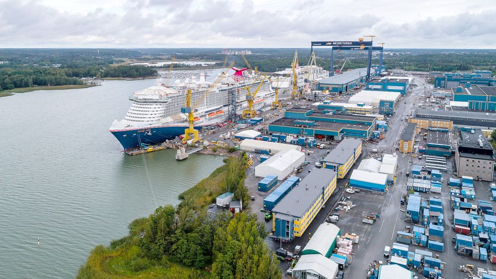 Die Werft Meyer Turku in Finnland erhält Hilfe vom Staat. Foto: Meyer Turku