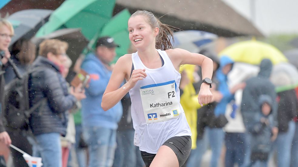 Katharina Saathoff gewann alles sechs Etappen beim Ossiloop. Wird sie auch Sportlerin des Jahres? Foto: Ortgies