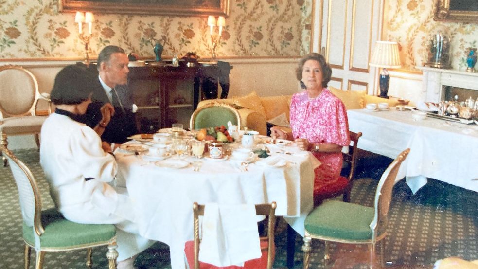 Frühstück im Buckingham Palace. Der deutsche Diplomat und seine Frau hatten diese Ehre. Foto: von der Schulenburg/Privatarchiv