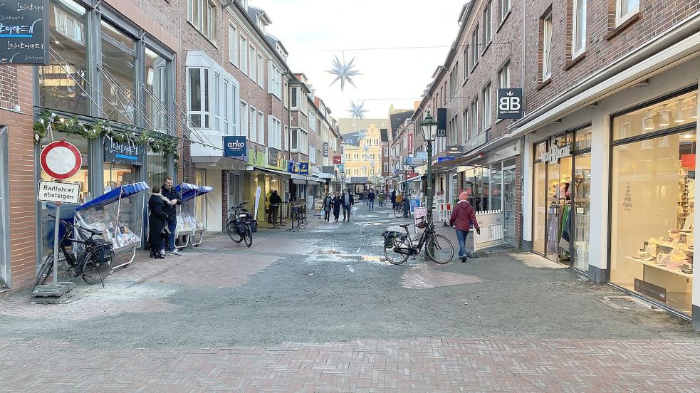 Die Fußgängerzone mit Blick in Richtung Neutorstraße. Hier wird es im kommenden Jahr weitergehen.