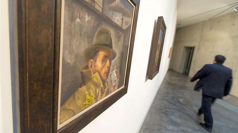Ikone der Holocaust-Kunst: Felix Nussbaums „Selbstbildnis mit Judenpass“. Foto: Michael Gründel