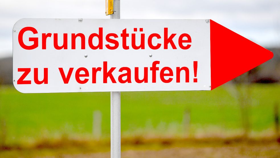 Die neuen Grundstücke an der Fennenstraße in Riepe werden im Frühjahr erschlossen. Momentan läuft die Vergabe der Plätze. Foto: DPA