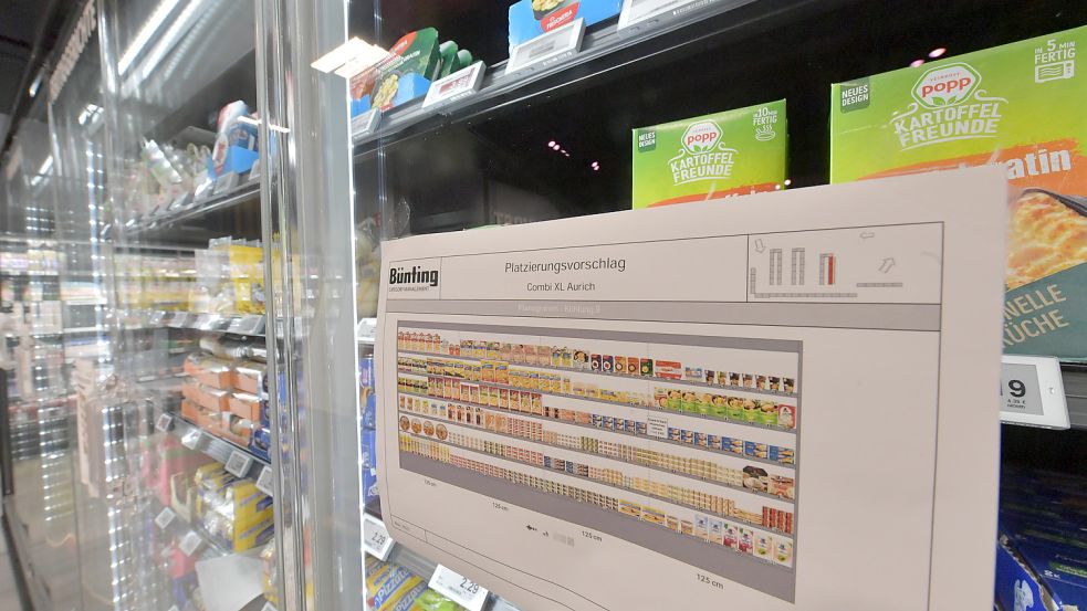 Neue Märkte wie dieser Combi-Markt in Aurich werden standardmäßig mit geschlossenen Kühlsystemen ausgestattet. Foto: Archiv/Ortgies