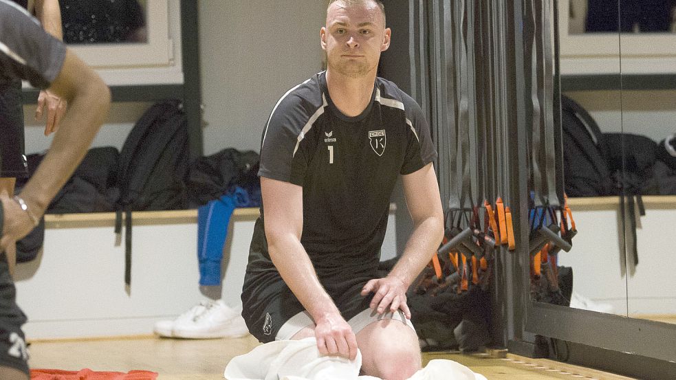 Torwart Malte Schuchardt ist neu im Kickers-Team. Foto: Doden/Emden